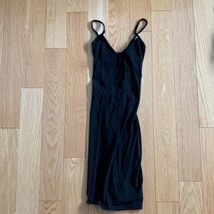 Aria Black Cotton Bodycon Mini Dress Size M